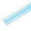 (As show, One size) 10PCS 34 Hole Binding Spine Plastic Split Loose Leaf Rings Detachable Binding Loop 12mm Diameter Blue 4