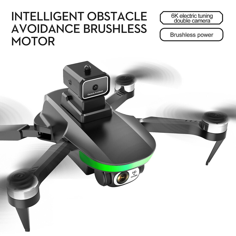 (6K 3 Battery, One Size) Remote Control Drone With Daul Camera 6K Optical Flow Positioning Obstacle Avoidance Brushless Motor 6909775535097