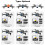 (As show, One size) RC Drone with Camera 4K Dual Camera RC Quadcopter with Function Obstacle Avoidance Trajectory Flight 4