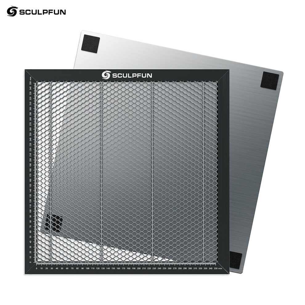 (As Show, One Size) Sculpfun Laser Cutting Honeycomb Working Table Board Steel Panel Platform For Co2 Or Diode Laser Eng 6909775650349