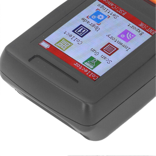 (As show, One size) Barcode Scanner 2.4GHz Wireless CCD Red Light Barcode Reader 2.2in Display Data Collector 1