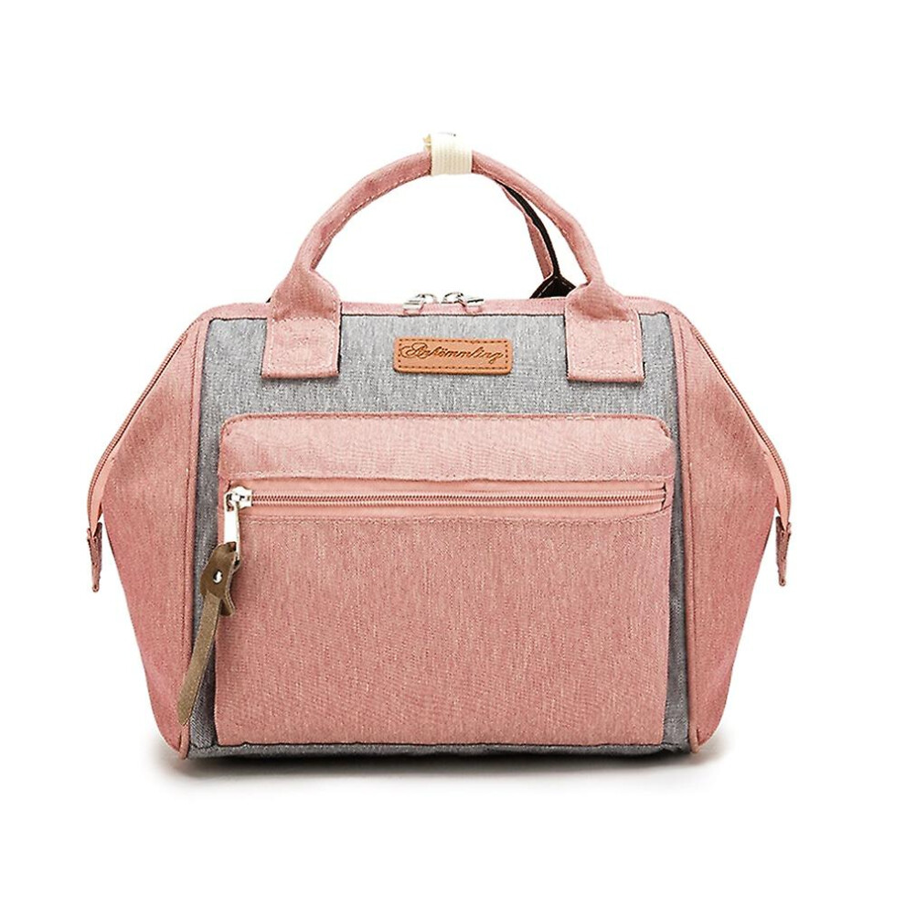(As show, One size) Multifunctional Diaper Bag Outdoor Travel Tote Baby Bag Handbag for Mom Water-resistant Large Capaci