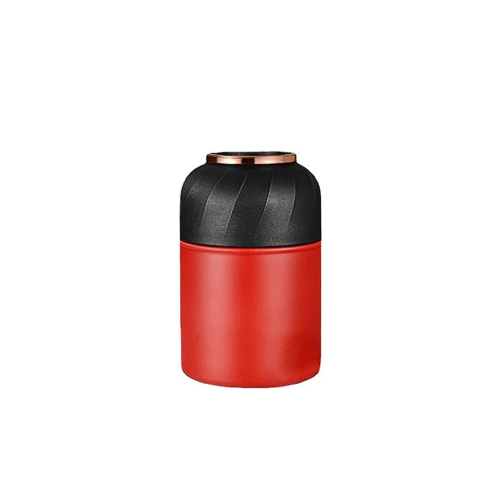 (1050ml, Red) Large Capacity Baby Food Jar Stainless Steel Vacuum Insulated Kids Food Jar for Hot or Cold Food Lea