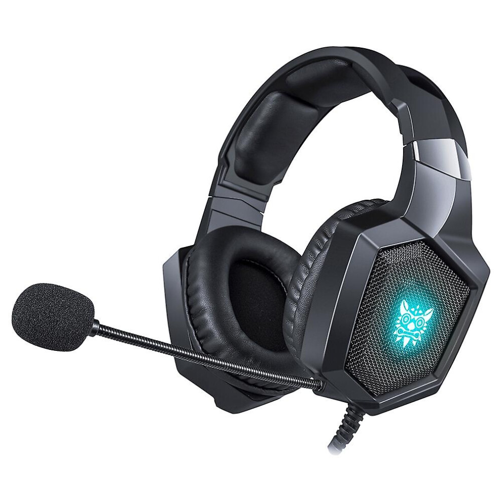 (As Show, One Size) Gaming Headset With Noise Cancelling Microphone Light 6909775627563
