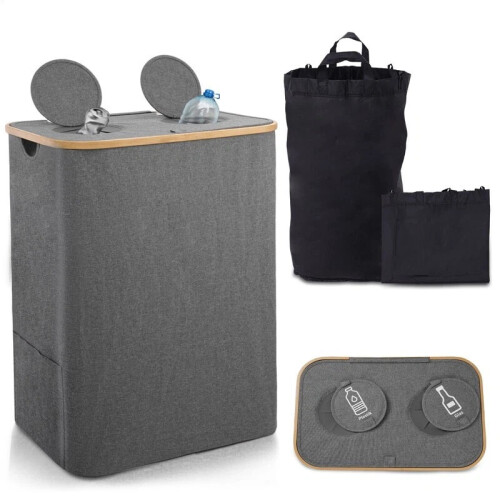Empty Bottle Storage Basket Wastewater Bottle Collection Bag Folding Storage Bag