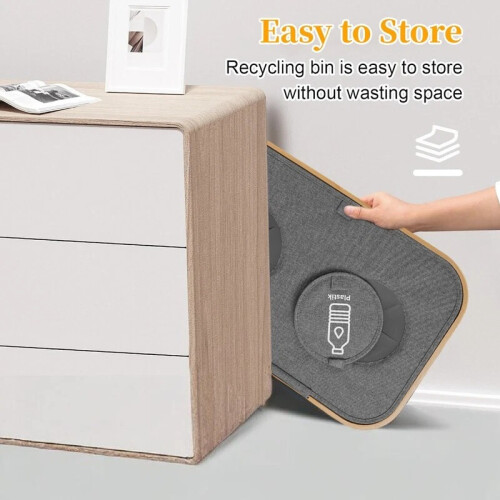 Empty Bottle Storage Basket Wastewater Bottle Collection Bag Folding Storage Bag 2