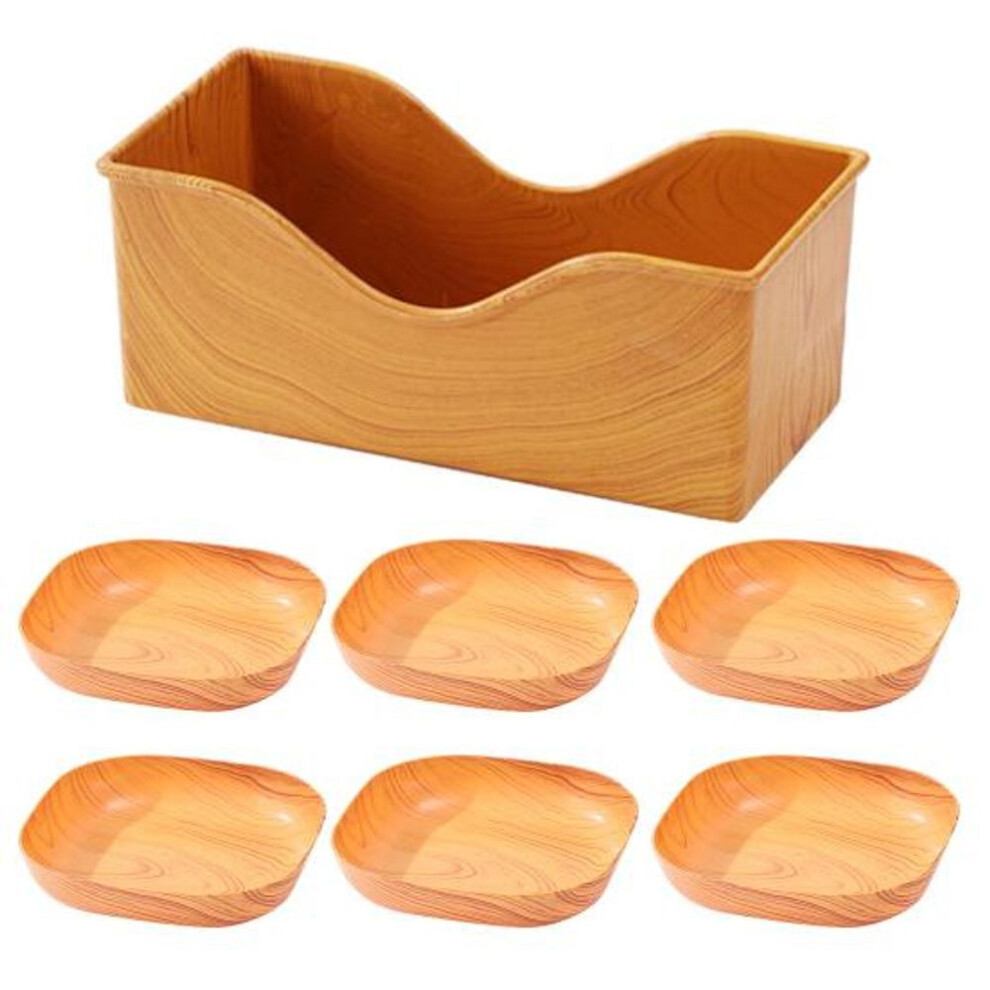 1 Set Multipurpose Snacks Serving Trays Cake Storage Modern Exquisite Craftsmanship