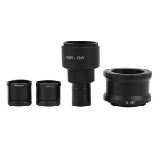 (As show, One size) T2NEX+NDPL1(2X) Biology/Stereo Microscope Lens Kit with Camera Mount Mirrorless Camera Adapter