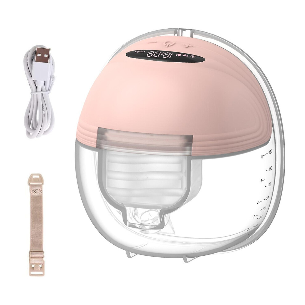 (As show, One size) Wearable Breast Pump for Breastfeeding Portable Electric Breast Pump Hands Free 3 Modes 12 Suction L