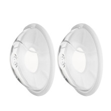 (As show, One size) 2pcs Wearable Milk Saver for Breastfeeding Manual Breastmilk Collector Silicone Breast Shell Milk Ca