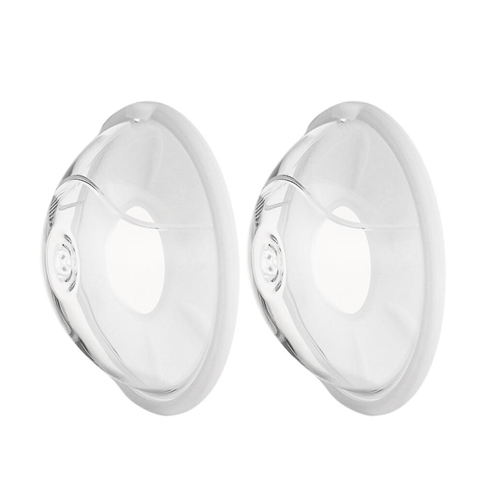 (As show, One size) 2pcs Wearable Milk Saver for Breastfeeding Manual Breastmilk Collector Silicone Breast Shell Milk Ca