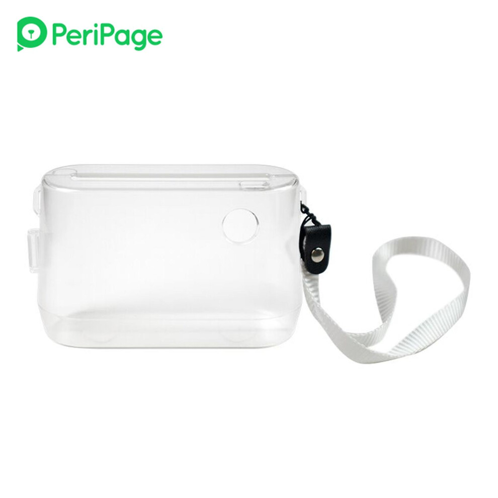 (As Show, One Size) Peripage Transparent Protective Case Cover With Portable Hand Rope For A9/A9s/A9 Pro/Q9s Mini Pocket 6909775606186
