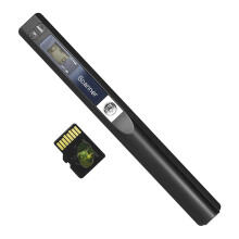 (Green, One size) Portable Handheld Wand Wireless Scanner A4 Size 900DPI JPG/PDF Formate LCD Display with Protecting B
