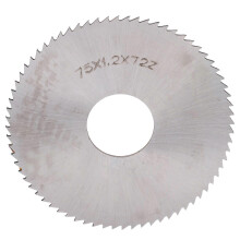 (As show, One size) Circular Saw Blade Disc Cutting High Speed Steel Cutter Tool Hardware 75x1.2 72 Teeth
