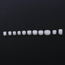 (As show, One size) 11pcs Plastic Spindle Worm Gear for Aircraft Car Truck Model Robotic Motor Shaft