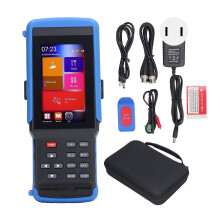 (As show, One size) 4.5in CCTV Tester Coax Analog 5 in 1 Closed Circuit HD Video Monitor Tester for Up to 8MP Camera 100240V US Plug