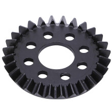 (As show, One size) Bevel Gear Wheel 28 Teeth Hub Mount Cast Steel Industrial Robot Parts 14mm Bore 1.5 Tooth Module