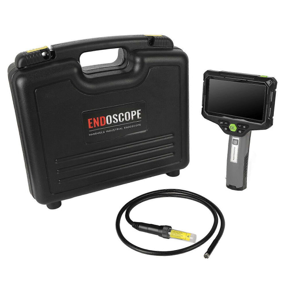 (As Show, One Size) Dual Lens Inspection Camera Waterproof Flexible Probe Digital Industrial Borescope Tool For Sewer Drain Pipe 6909775990230