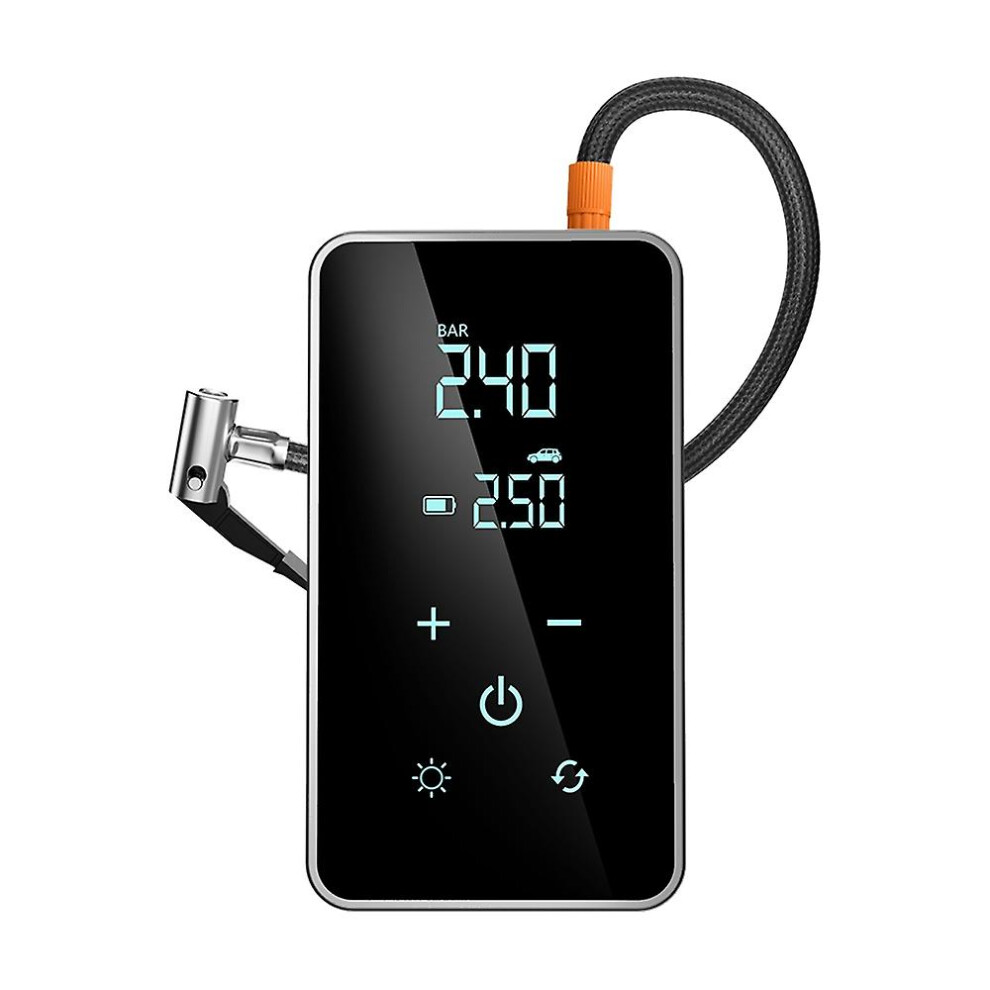 (As Show, One Size) Cordless Car Air Pump 150Psi Touchscreen Air Compressor Portable Electric Tire Inflator With Led Lig 6909775647332