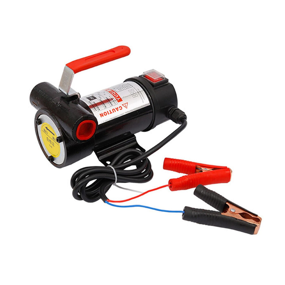 (As Show, One Size) 12V Portable Electric Fuel Transfer Pump Transfer Extractor Pump For Motor Auto Diesel Kerosene Oil 6909775581414
