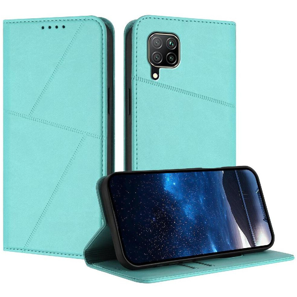 (Green) Case For Huawei P40 Lite Shockproof Cover With Card Slots And Kickstand Anti-Fingerprint Matte Texture Green 764563529254