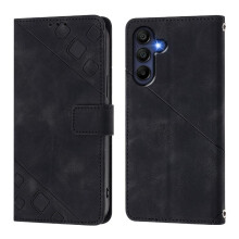 (Black) Case for Samsung Galaxy A17 Wallet Flip Cover Card Holder Magnetic Leather