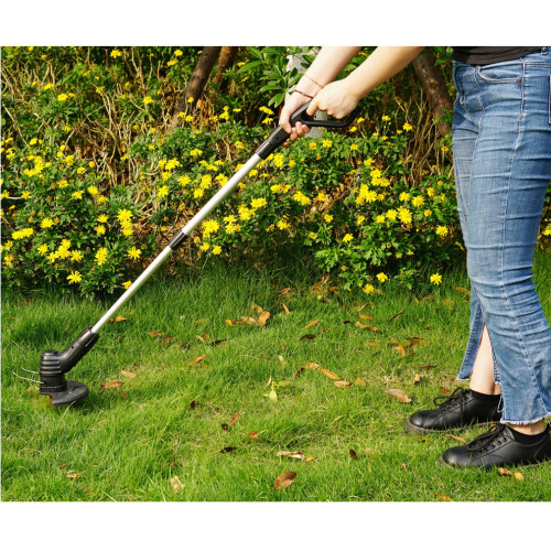 Schnurloser Elektrischer Strimmer Gras Trimmer Unkraut Cutter Garten EDGER 2