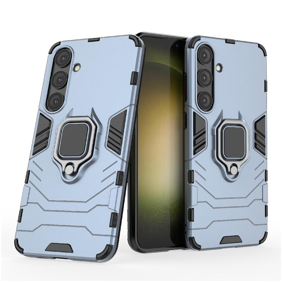 ( ) Case For Samsung Galaxy S25 Plus 360Rotating Ring Kickstand Military Drop Protection Shockproof Cover Gray 764563531622