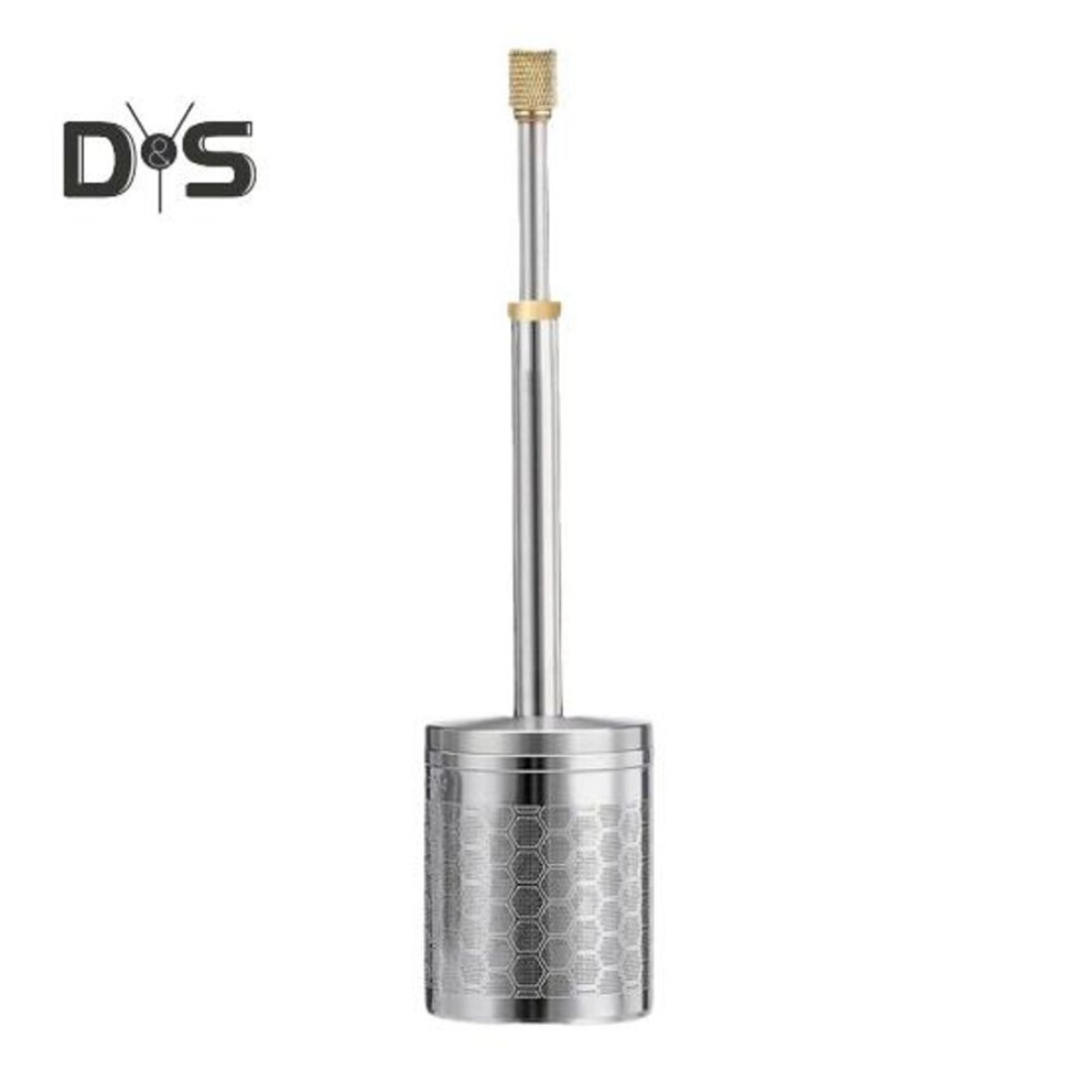 (as the picture, S) Stainless Steel Coffee Filter Press Portable Piston Press Design Final Press Coffee Maker Reusable Brewer for Home Office Travel