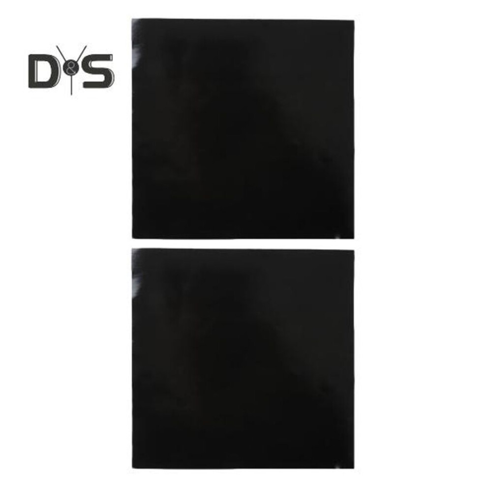 (as the picture, B) 2pcs Silicone Induction Cooktop Protector Heat Resistant Potholder Mat Electric Stove Glass Top Cover Rectangular Square Round Mats For Induction Hob