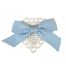 Braids Hair Clip for Girl Sweet Color Small Bowknot&Heart Shape Hair Barrettes Ponytail Hair Barrettes for Child Girl  Blue