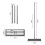 Living And Home Lawn Levelling Rake with 213cm Stainless Steel Handle 7