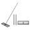 Living And Home Lawn Levelling Rake with 213cm Stainless Steel Handle 4