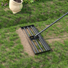 Lawn Levelling Rake with 213cm Stainless Steel Handle