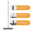 Living And Home Lawn Levelling Rake with 213cm Stainless Steel Handle 6