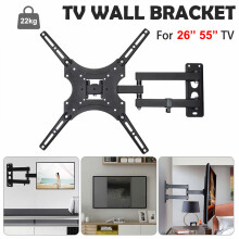 Full Motion TV Wall Bracket Mount Tilt & Swivel 26-55 Inch Monitor LCD