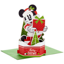 Hallmark Paper Wonder Mikki Hiiri -pistokejoulukortti (Joulupukki)