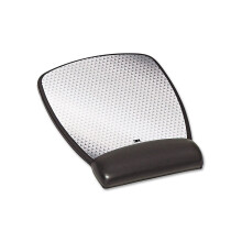 3M Precise Kunstleder-Mauspad mit Handballenauflage, 6-3/4 x 8-3/5, Schwarz (MW309LE)