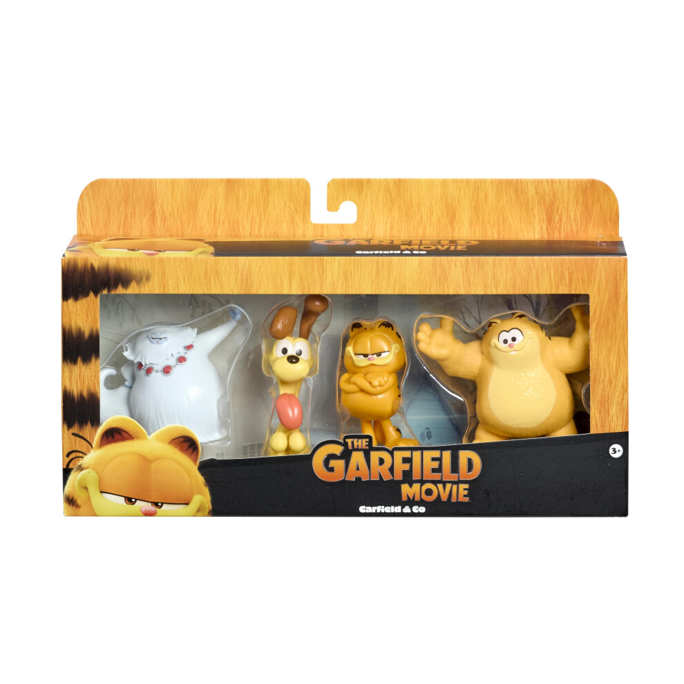 Goliath Animagic Garfield Figurine 4-Pack Garfield Odie Vic & Jinx