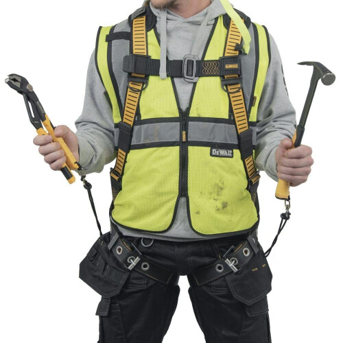 DeWalt Dewalt 15 lbs 51 in Elastisch Polyester & Aluminium Dubbele Tool Lanyard 1