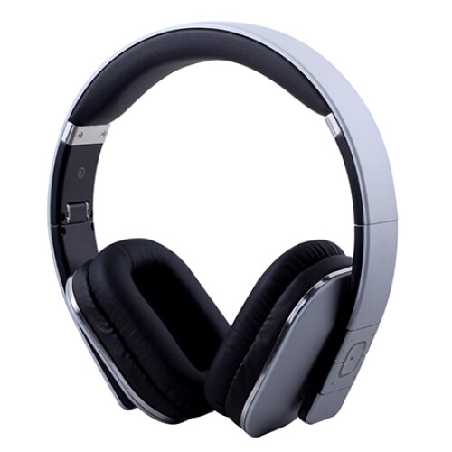 (Argento) August EP650 Cuffie Bluetooth wireless con microfono/Multipoint/NFC Cuffie stereo Bluetooth 4.2 con