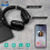 (Argento) August EP650 Cuffie Bluetooth wireless con microfono/Multipoint/NFC Cuffie stereo Bluetooth 4.2 con 5