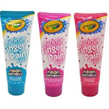 Crayola Neon Bright -kylpyammeen sormiv  risaippua (3 kpl)