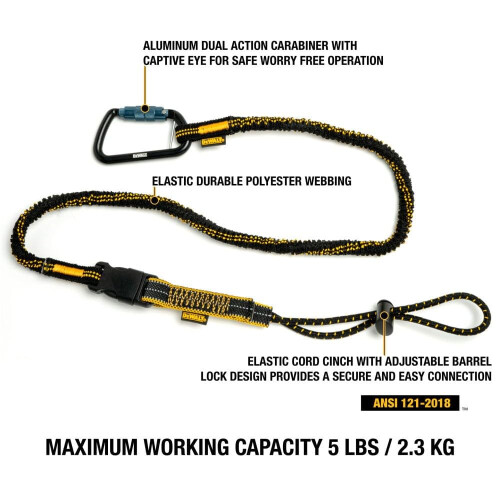 DeWalt Dewalt Quick Connect Tool Lanyard 5 lbs. 1