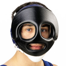 Protezione per il viso da wrestling Cliff Keen nera