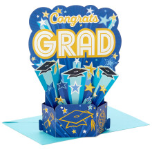 Hallmark Paper Wonder Pop-up afstudeerkaarten Congrats Grad (8 3D-kaarten met enveloppen)