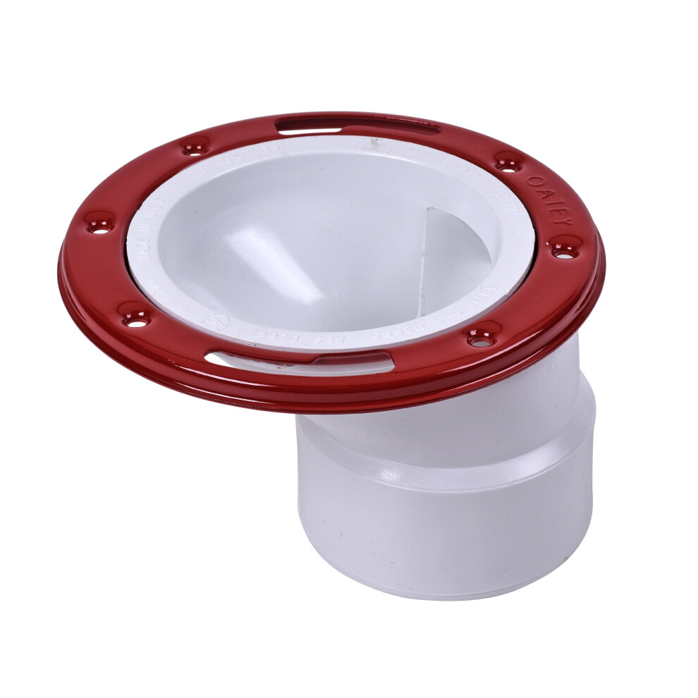 Oatey 3 In. Or 4 In. Pvc Offset Closet Flange With Metal Ring Without Test Cap 038753435015