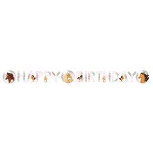 amscan 9909878 Happy Birthday Garland Multicoloured