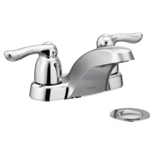 Moen 4925 Chateau Two-Handle Low Arc Bathroom Faucet Chrome
