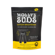 Molly's Suds Oxygen Rozjasniacz Dark Wash | Silny alternatywny wybielacz bez chloru | Zachowuje kolory i usuwa plamy (cedr i drzewo sandalowe - 41 un